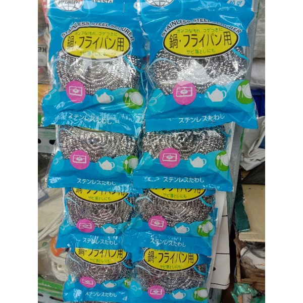sabut cuci stainless anti karat alat cuci piring