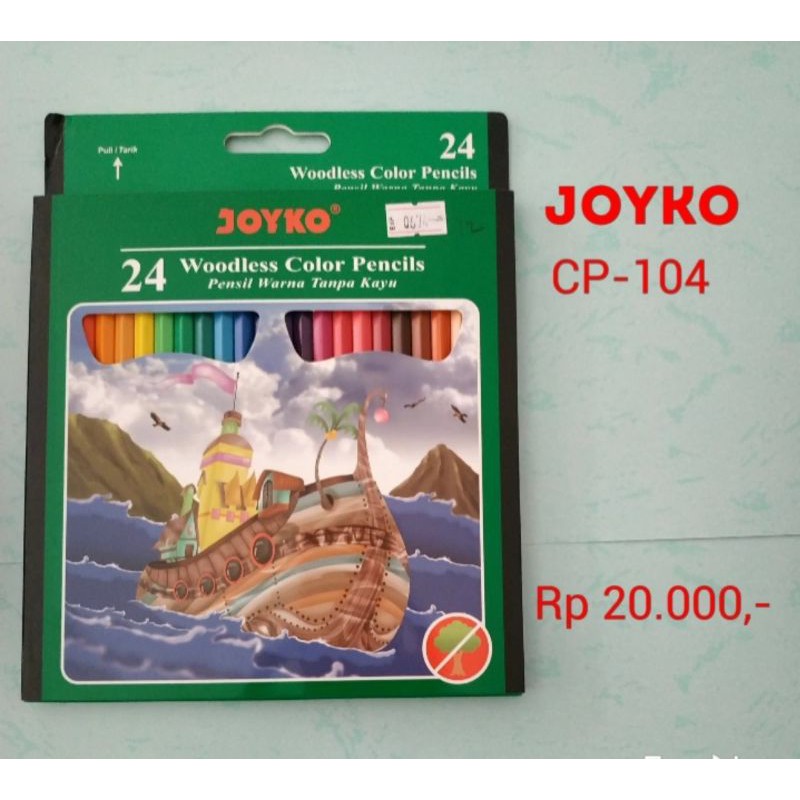 

Pinsil warna 24 colors Joyko CP-104