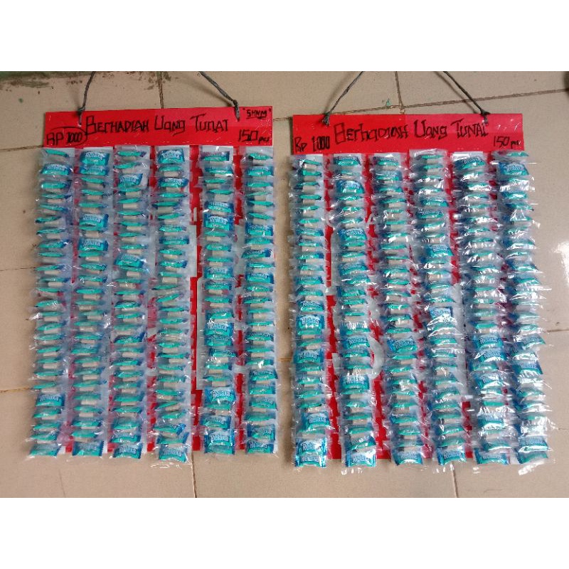 

Tebakan permen berhadiah uang tunai isi 150pcs.