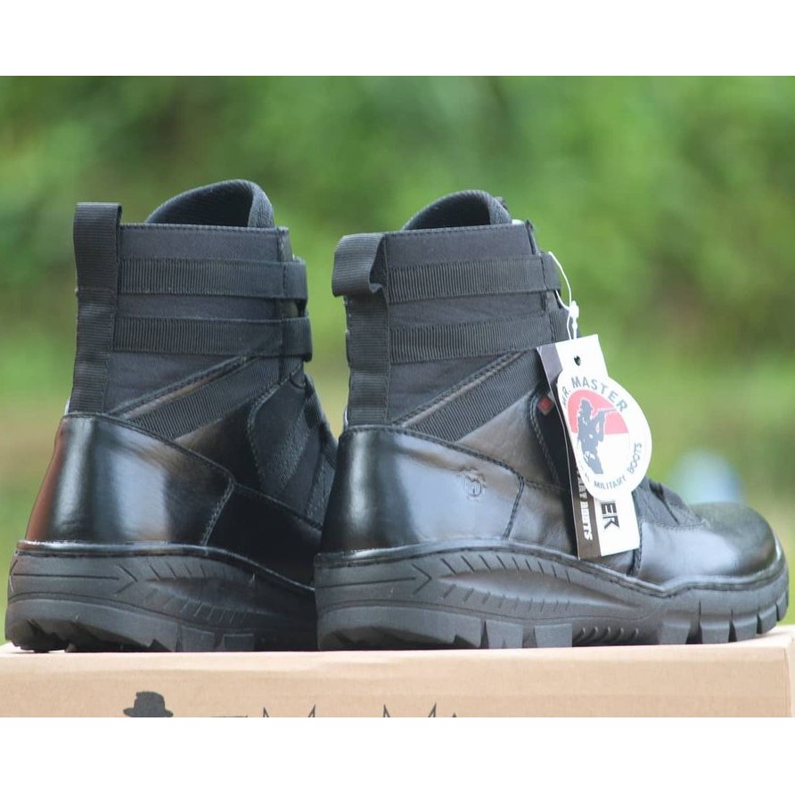 SEPATU PDL POLANTAS / SATLANTAS MODEL NINJA PENDEK KULIT SAPI ASLI MERK MR MASTER SEPATU PDL DINAS LAPANGAN TNI POLRI SECURITY SATPAM SEPATU BOOTS RIDING MOTOR PRIA DAN WANITA