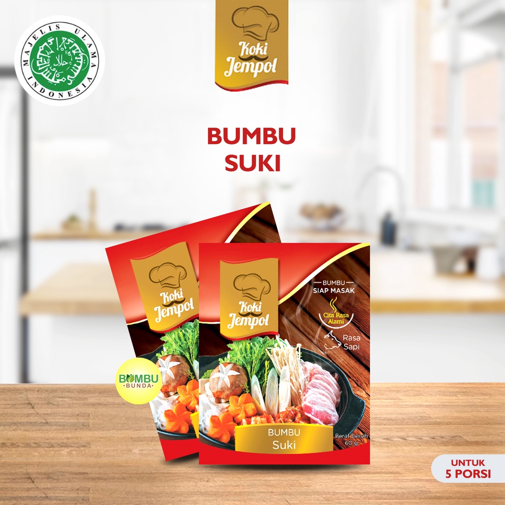 

Bumbu Suki rasa sapi | koki jempol - kemasan 60 gr