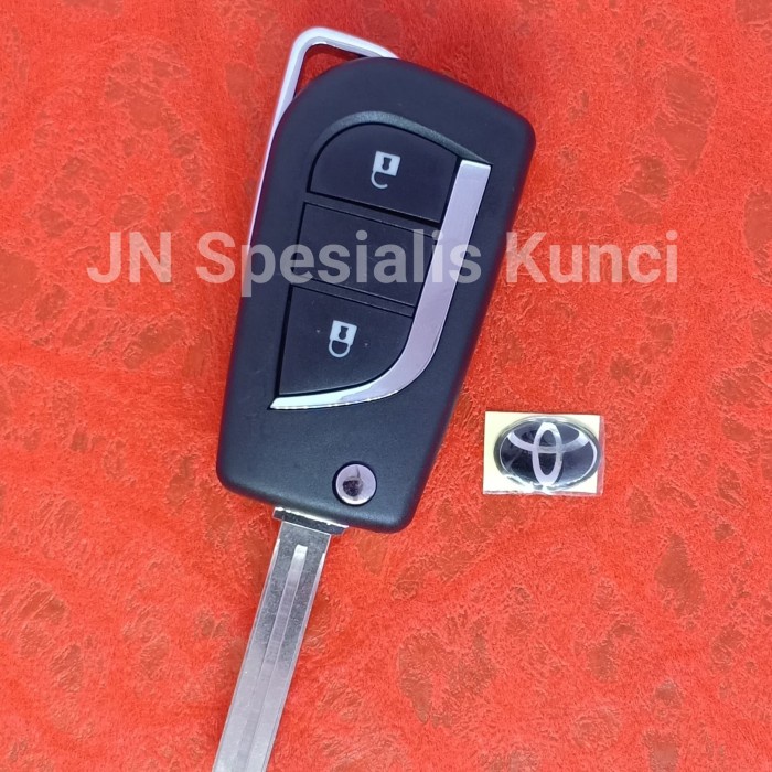 FILP KEY CASING KUNCI TOYOTA ALL NEW INNOVA 2 TOMBOL BLADE 48