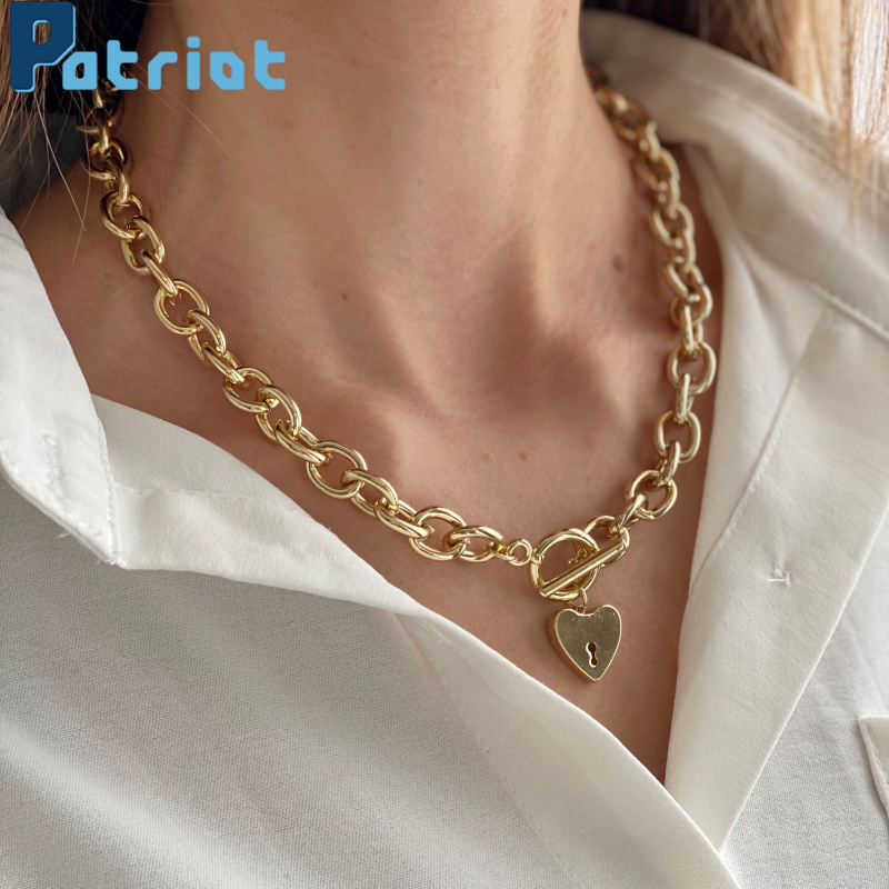 [ Ladies  Creative Heart Pendant  Pendant Necklace ] [ Elegant Clavicle Necklace ] [ Girls Personality OT Chain Necklace  ]