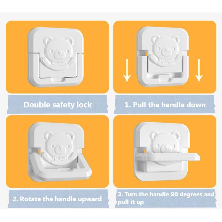 1/20Pcs Cartoon Beer Baby Safety Insulation Guard Power Socket Outlet Plug/Kids Anti-shock Plastic Protector Cover(3 Plugs 2 Holes)