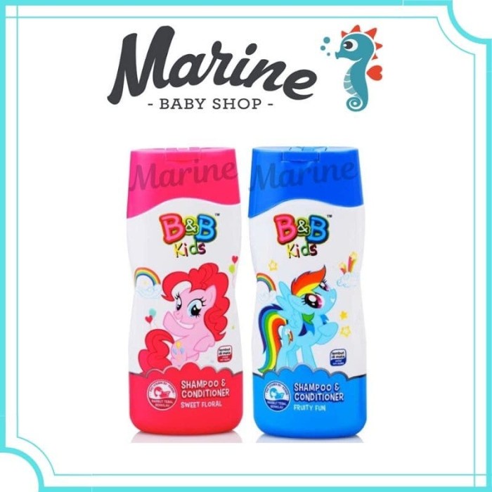 B&B Kids Shampoo & Conditioner Little Pony Anak-Anak 200 ml