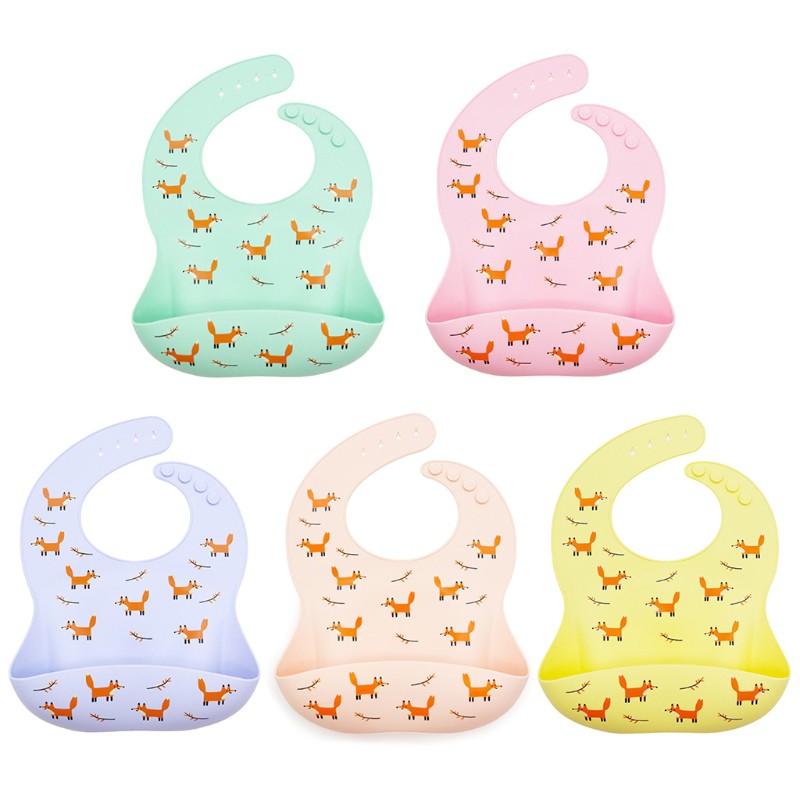 Mary Mary Babys Celemek Makan Bayi Newborn Bahan Silikon Bpa Free Anti Air