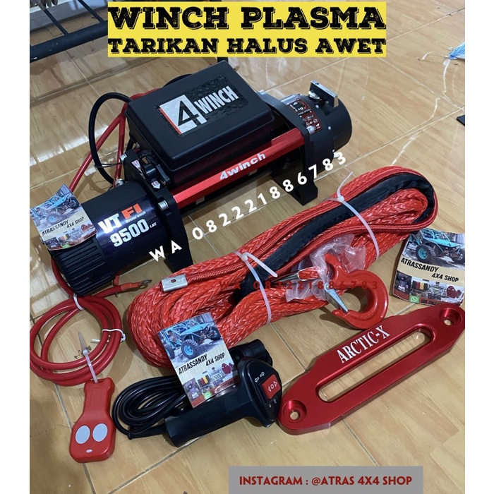 Winch plasma wing 4winch 9500 lbs 5 ton 6 ton jimny warn taft hardtop