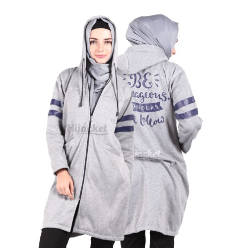 ALL HIJACKET BEAUTIX II JAKET MUSLIMAH II JAKET HIJABER II JAKET SYARI-BX SKY GREY