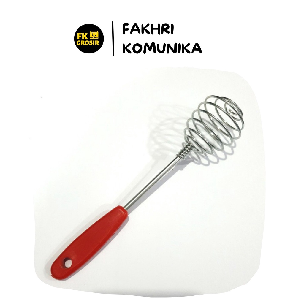 KOCOKAN TELUR SPIRAL GAGANG PLASTIK (SMALL)