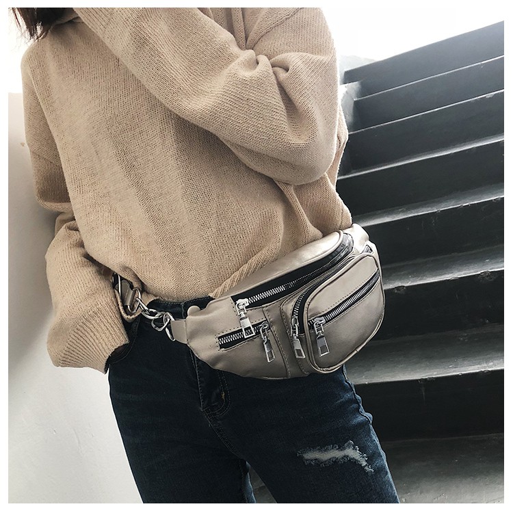 Grosir - T339 Tas Waistbag Unisex / Tas Wanita &amp; Pria / Slingbag / TasSlempang Unisex / Import Batam