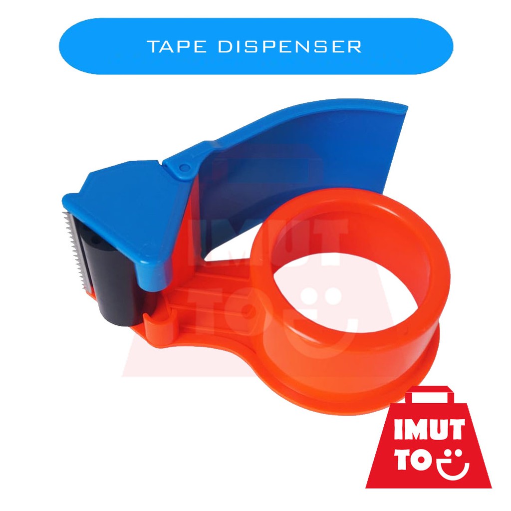 

IMUTTO TAPE DISPENSER PLASTIK / ALAT PEMOTONG LAKBAN / TAPE CUTTER P003 P MURAH PROMO DISKON ORIGINAL