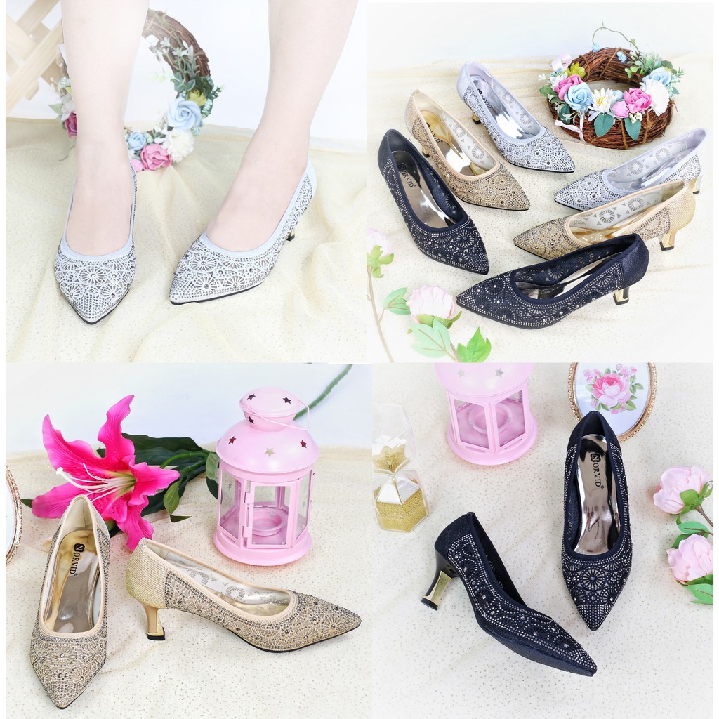 RESTOCK Heels Pesta Glitter NGS33