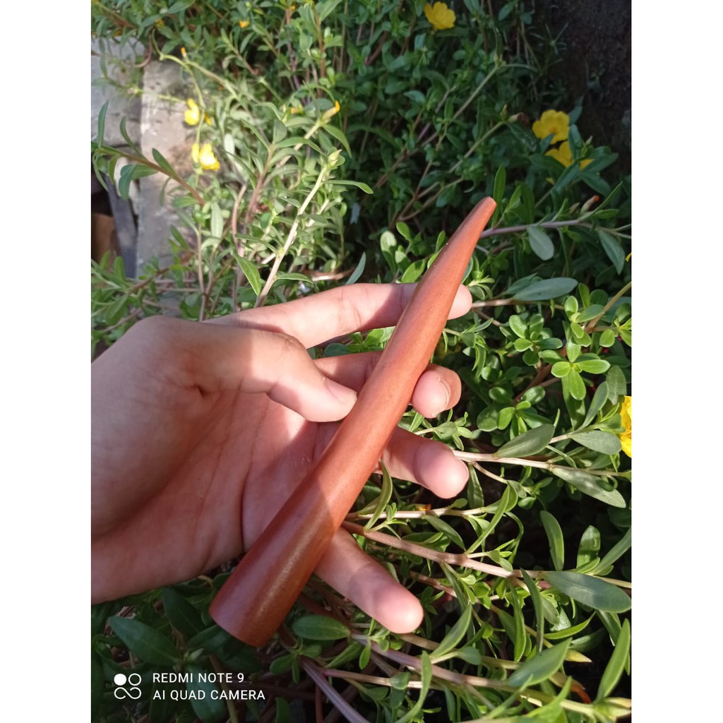 Pipa Galih Nagasari asli bentuk JUMBO 17 cm warna natural Pipa kayu nagasari ASLI GALIH MERAH