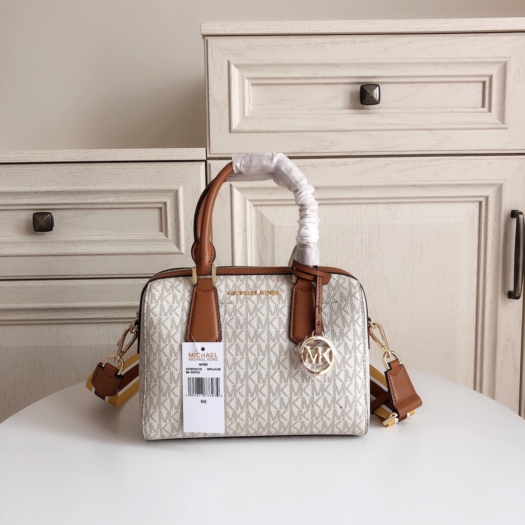 [Instant/Same Day]016   M-K New  Michael Kors   Hayes Small Boston Broadband Handheld Messenger Bag Pillow Bag  ztb