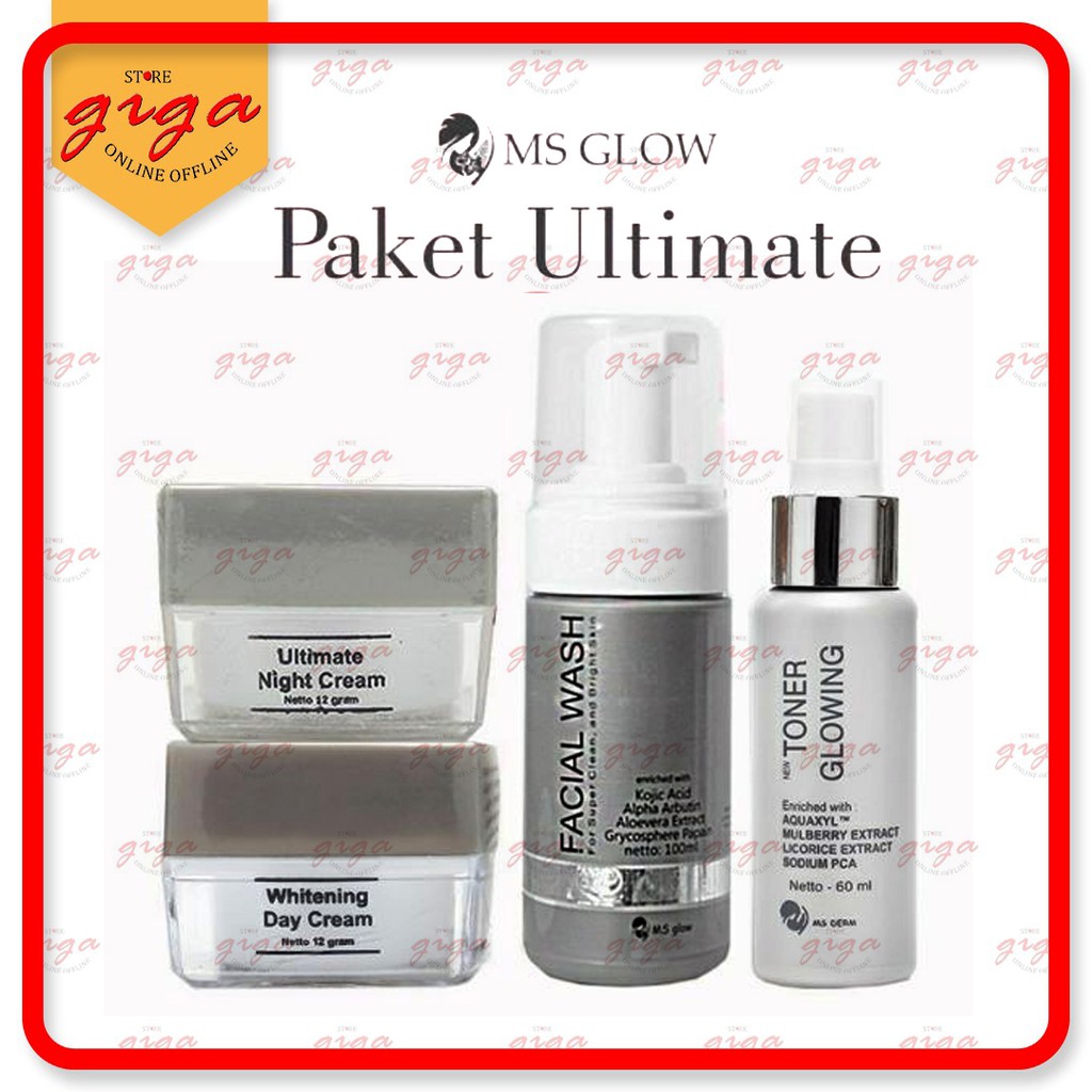 MS GLOW ULTIMATE / MS GLOW ULTIMA / ECER,SATUAN, PAKET