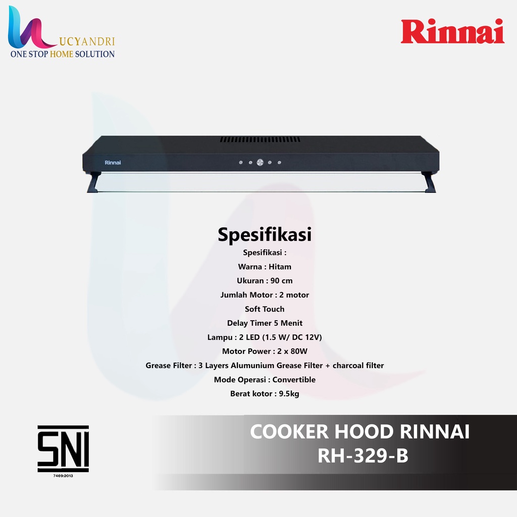 Rinnai Cooker Hood RH 529 SS