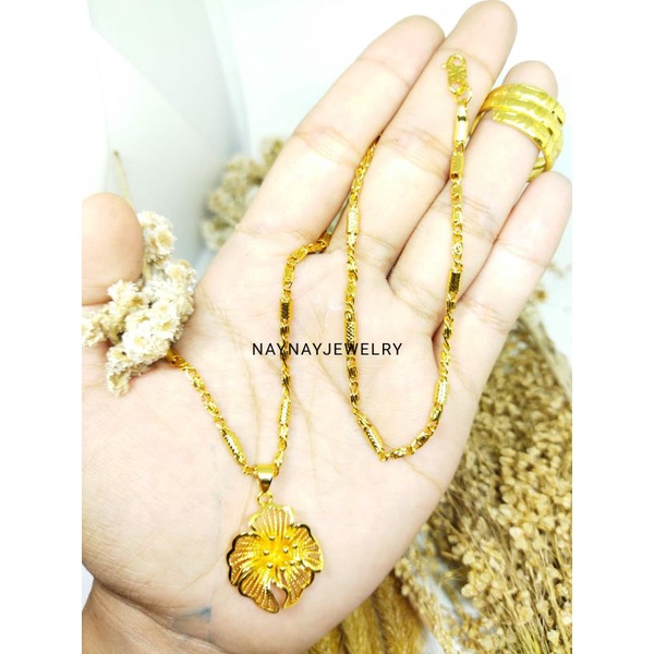 Set koin bambu warna 24k