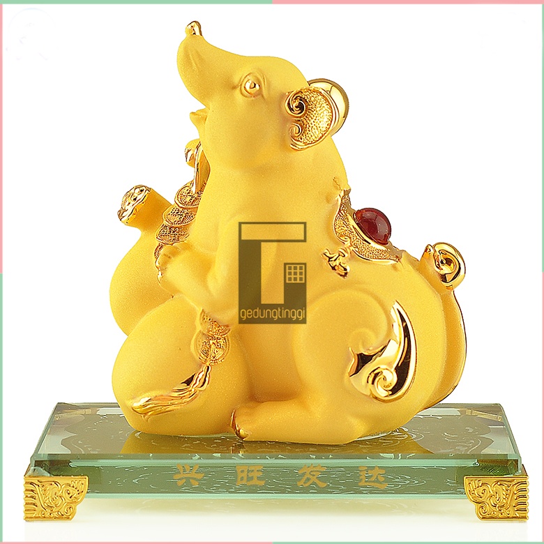 Pajangan Patung Imlek Fengshui 12 Animal Zodiak Bintang Binatang Hewan Rat Ox Tiger Rabbit Dragon Snake Horse Sheep Monkey Rooster Dog Pig Sheshio Shio Sio Tikus Kerbau Harimau Kelinci Naga Ular Kuda Kambing Monyet Ayam Anjing Babi Rejeki Hoki Emas Gold