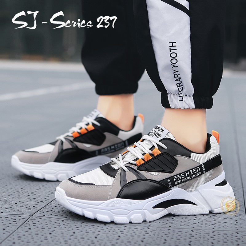 [OOS] Sepatu Sneakers Pria Trendy Kualitas Import Super Premium - 237