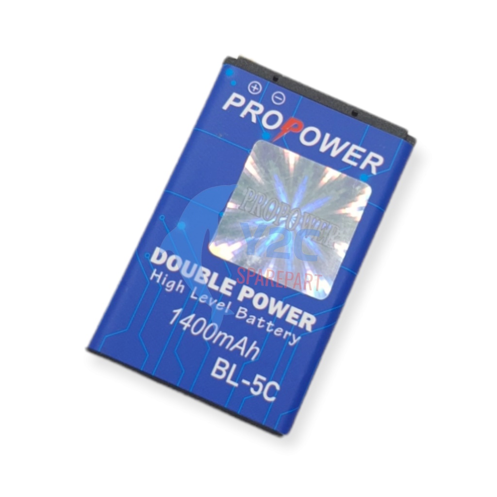 BATERAI NOKIA BL5C / BL-5C / 1100 1110 2300 231O 6600 3100 6100 N70 DOUBLE POWER PROPOWER / BATRE / BATERE