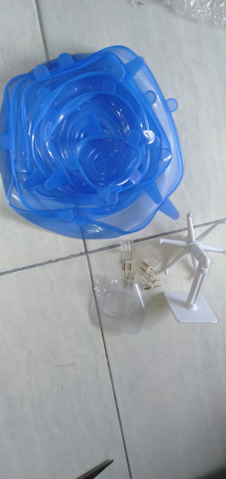 Gantungan Peralatan Dapur Hook 6 Kaki Putar 360 Derajat Gantungan Kamar Mandi Peralatan Masak