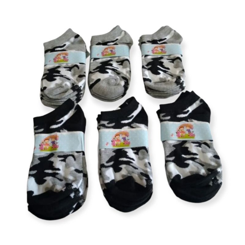 3 Pasang Kaos Kaki Anak Motif Pendek (umur 4-7 thn) || Kaos Kaki Pendek Anak