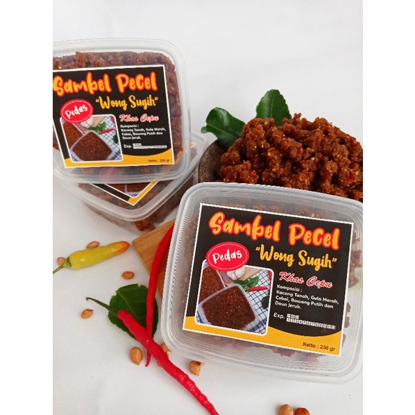 

Sambel pecel wong sugih khas cepu 250 gr