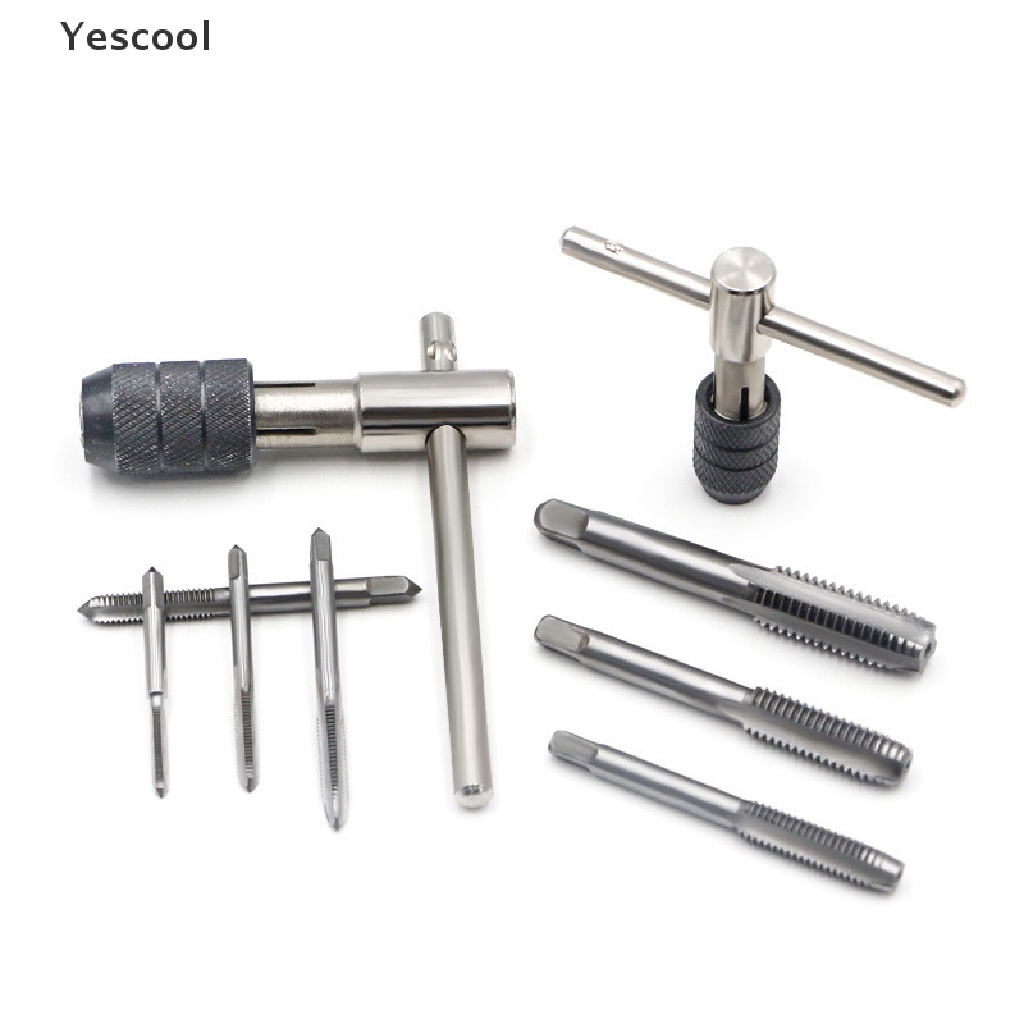 Yescool Set Mata Bor Ulir Sekrup M3 / M4 / M5 / M6 / M8 Adjustable Bits