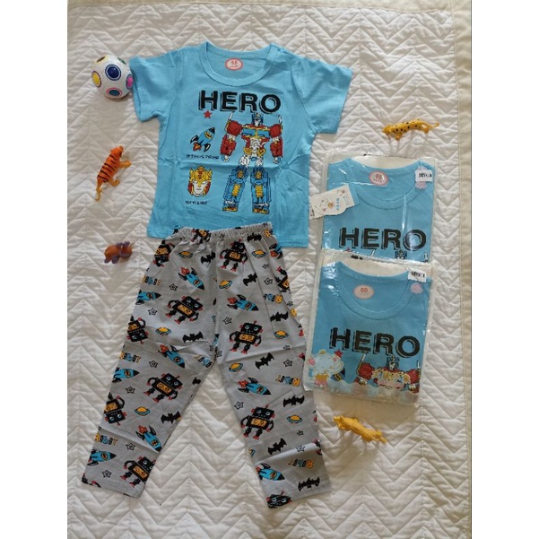 Setelan Harian Baju Tidur Anak Laki-laki Import