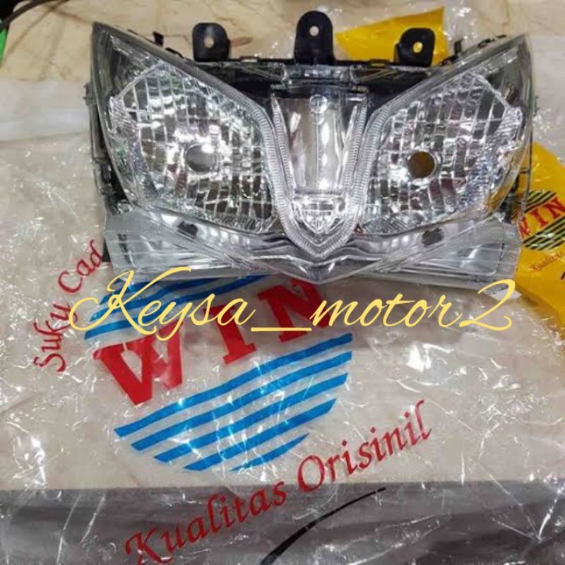 lampu reflektor depan vario techno 125 old 2012