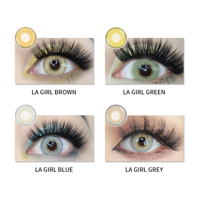 [✅COD] MYSTICEYES SOFTLENS LA/BERLIN GIRL SERI 14.2 MM NORMAL MINUS -0.50 S/D -2.50