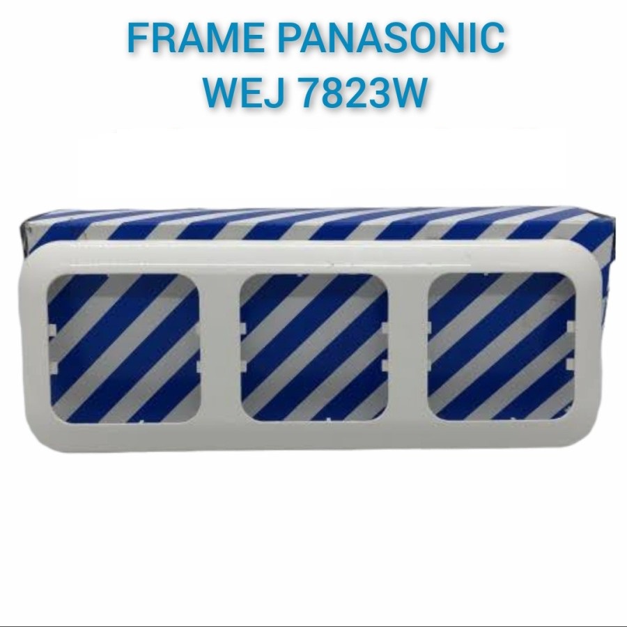 FRAME SAKLAR STOP KONTAK TRIPLE 3GANG PANASONIC WEJ 7823W