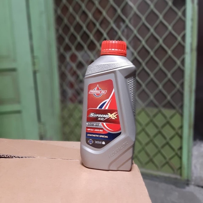 66502Ggr Oli Federal Oil Supreme Xx 50 Sae 20W-50 Api Sj Jaso Ma Isi 800 Ml 350Hthtf