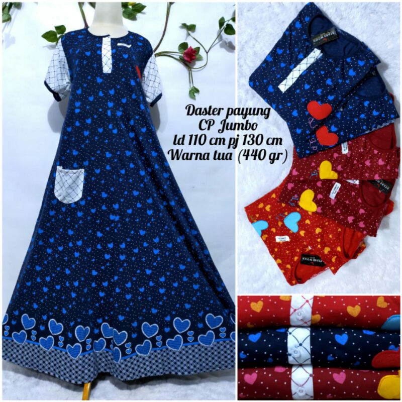 DASTER PAYUNG CP JUMBO/ GAMIS PAYUNG CP JUMBO