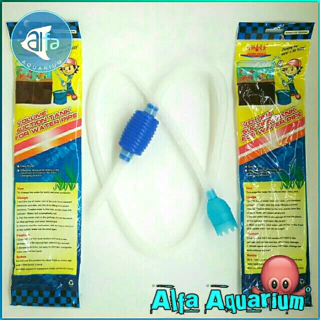 Penguras Air Aquarium / Pembersih Undergravel / SHIPON / Penyedot Air Aquascape / Cleaner Hand Pump 