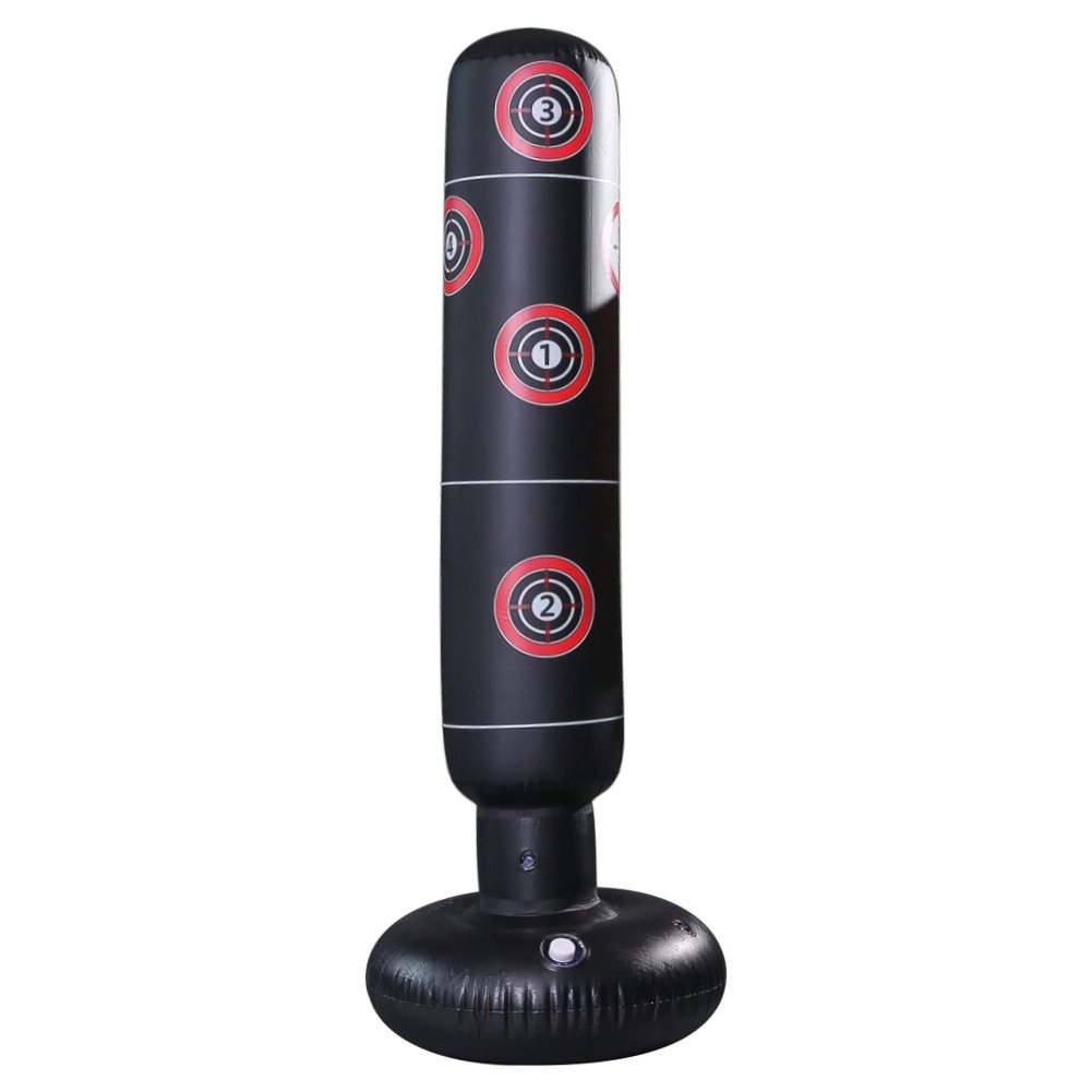 (MAINANKYU) Vertical Punching Bag Tiang Samsak Tinju Boxing Punch Target Inflatable 1.6 Meter - DS0097