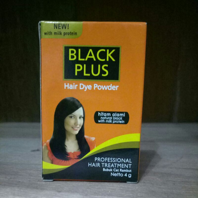 BLACK plus hair dye powder 4g