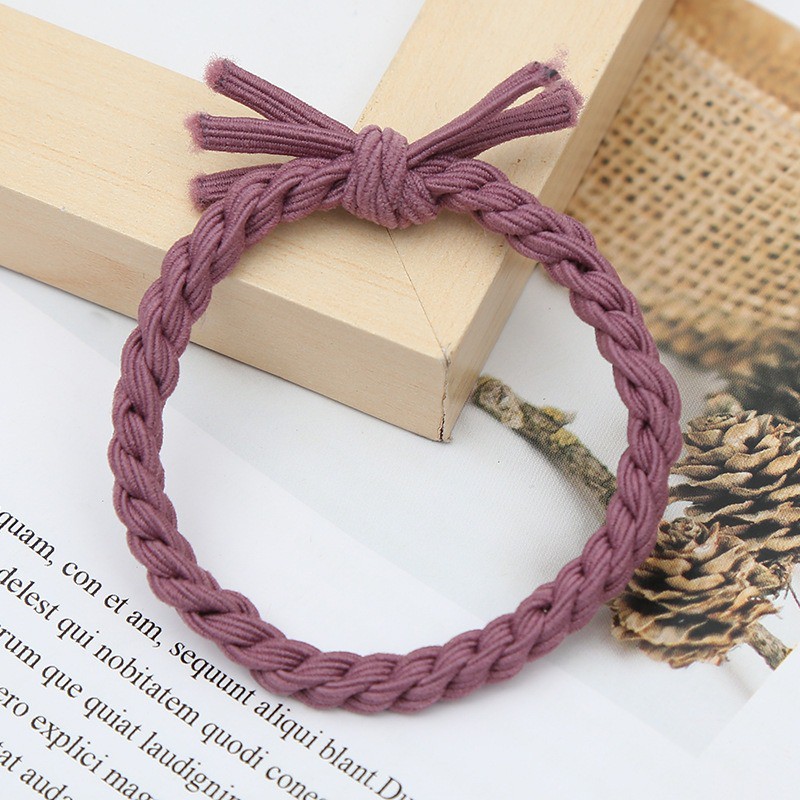 MURMURE.ID | IKAT RAMBUT JALIN POLOS KOREA KARET SIMPLE KUNCIR RAMBUT KEPANG TAMBANG HA106-5