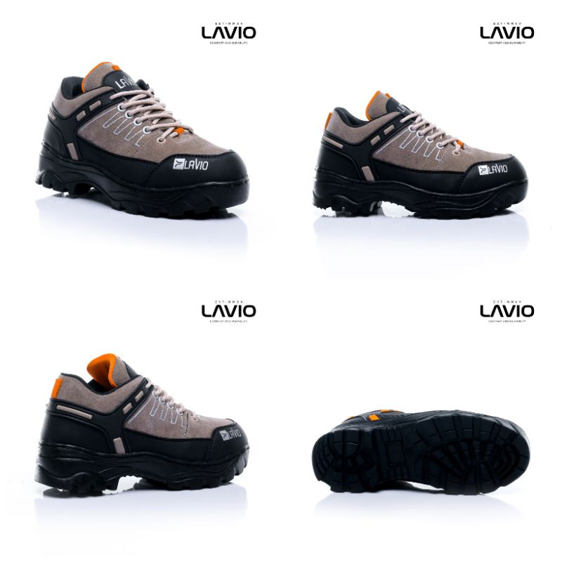 Sepatu Safety Wanita Ujung Besi Size 36 - 38 Original Lavio Leacher Kerja Proyek Lapangan