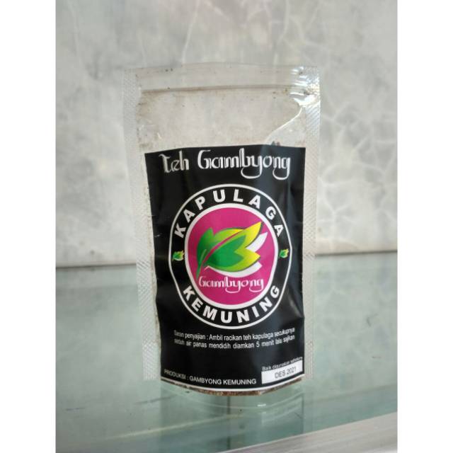 

Teh Kapulaga (kapulogo) siap seduh khas Gambyong