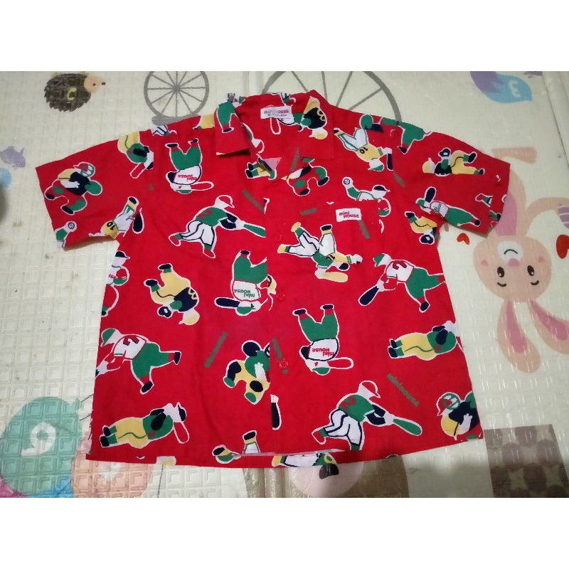 Preloved Kemeja Miki House Baseball Preloved Kemeja Anak Miki House Bukan Preloved Kemeja H&M Baby B