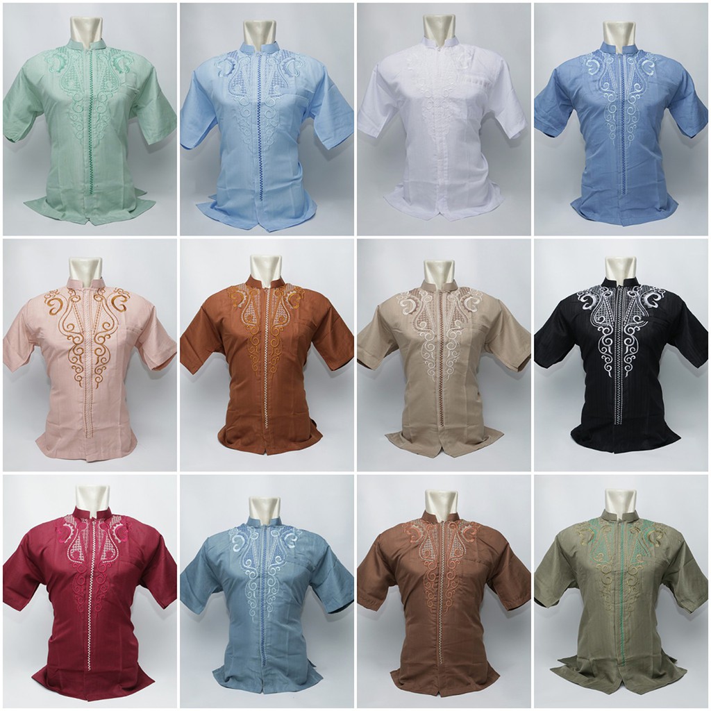  BAJU  KOKO  LENGAN PENDEK MURAH DOBU BSY BAJU  KOKO  HARGA  