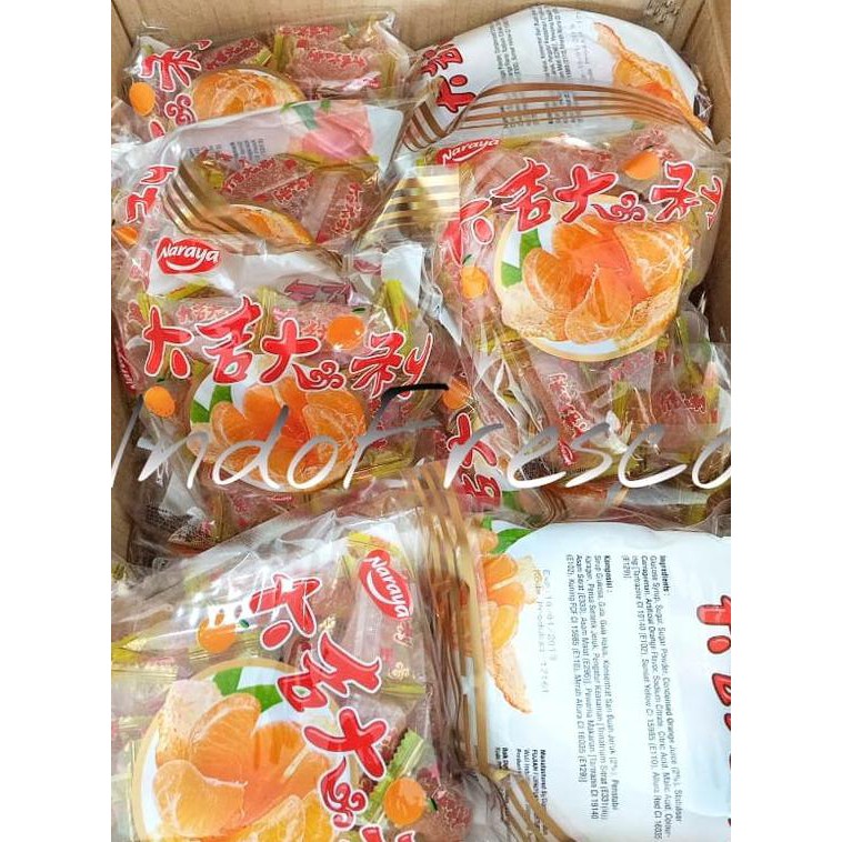 

Gozr Naraya Jelly Orange Candy- Permen Jeli Rasa Jeruk 500G N6L0