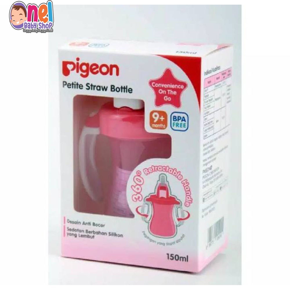 PIGEON PETITE STRAW BOTTLE 150ML