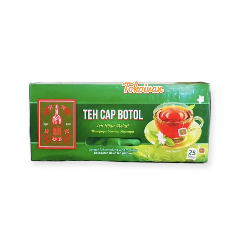 

Teh Celup Cap Botol Hijau Aroma Melati 25 Bags -Tea Bag