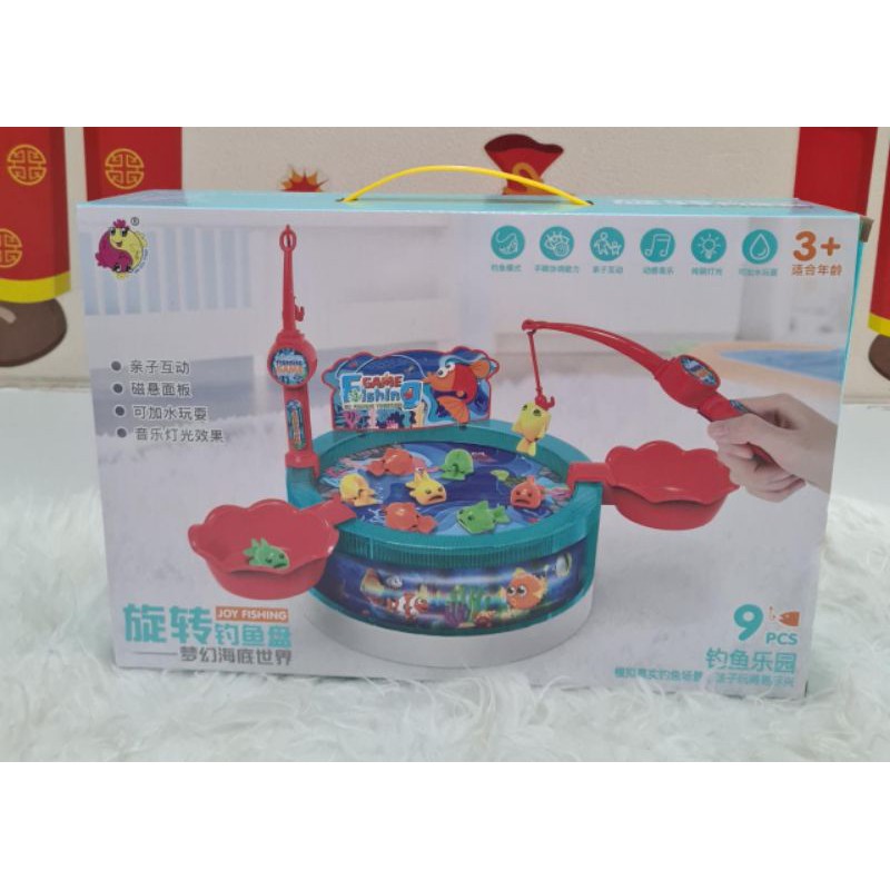 family games COD MAINAN IKAN PANCING MUSIC air lampu edukasi fishing game water led magnet