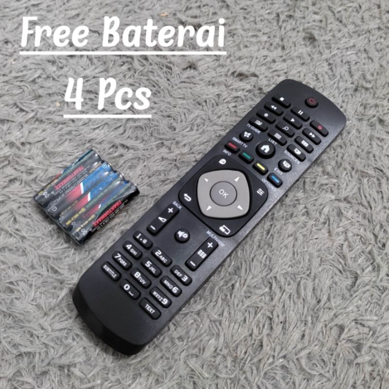 Remot TV PHILIPS LED Digital Smart TV Terbaru 100% New - Remot TV LED PHILIPS Digital Smart TV