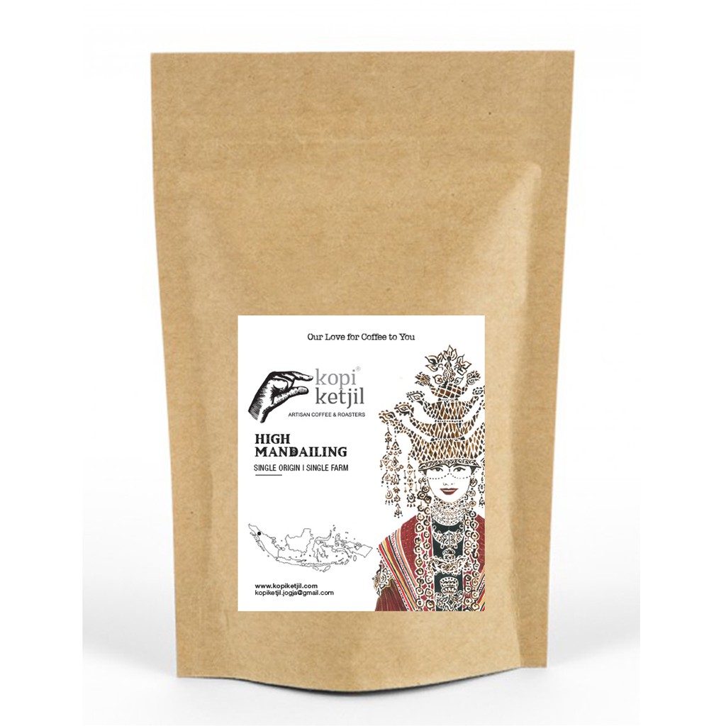 

KOPI KETJIL KOPI MANDAILING PADANG SIDEMPUAN, ARABICA FULLWASH, BIJI 250/1000 gr.