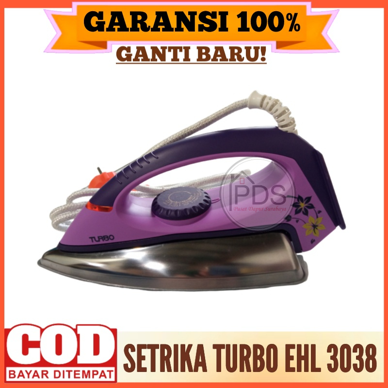 Setrika Baju Turbo EHL 3038 Smart Lamp Mesin Setrika Pakaian Otomatis