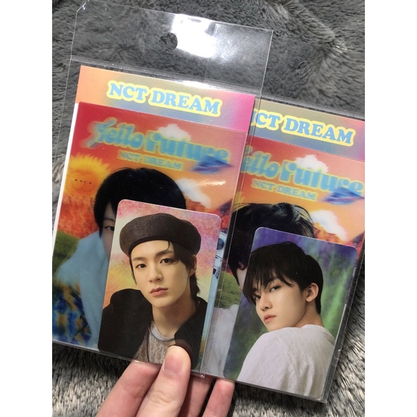 [ SEALED ] md hello future nct dream 3D lenticular set postcard lenti + photocard jaemin jeno pc